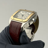 42mm Santos 100 XL Chronograph Steel and 18k YG