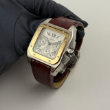 42mm Santos 100 XL Chronograph Steel and 18k YG
