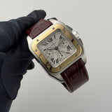42mm Santos 100 XL Chronograph Steel and 18k YG