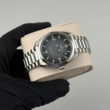 38mm Railmaster 150M Steel Grey Dial