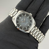 38mm Railmaster 150M Steel Grey Dial