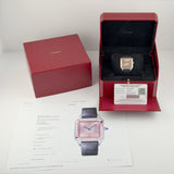 34mm Santos-Dumont Steel and 18 RG Salmon Dial LTD ED
