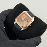34mm Santos-Dumont Steel and 18 RG Salmon Dial LTD ED