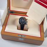 46mm Planet Ocean 600M Chrono Steel Black Dial 2019
