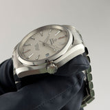 41mm Aqua Terra 150mm Steel Silver Teak Dial