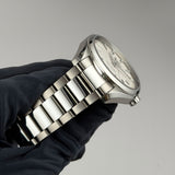 41mm Aqua Terra 150mm Steel Silver Teak Dial