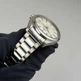 41mm Aqua Terra 150mm Steel Silver Teak Dial