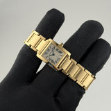 20mm Ladies Tank Francaise 18k YG