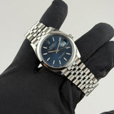 36mm Steel Blue Index Dial Jubilee 2025