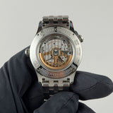 39mm Master Geographic Black Dial JLC Serviced