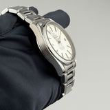 41mm Aqua Terra 150mm Steel Silver Teak Dial