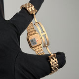 22mm Small 18k Rose Gold Diamond Bezel and Bracelet