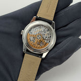 40mm True Second Steel Silver Dial 2017