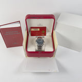 42mm Steel Chronograph Blue Dial