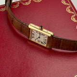 22mm Ladies Tank Louis 18k YG 2020