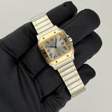 27mm Small Model Steel and Yellow Gold Silver Dial (Copy)