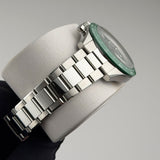 41mm Sport Chronograph Green Ceramic Bezel Lacquered Green Tricolour Dial (Copy)