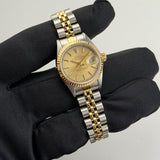 26mm Vintage Steel and 18k YG Champagne Dial