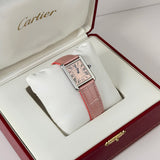 24mm Tank Solo Ladies Steel Pink Dial and Strap 2015