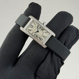 19mm Ladies Tank Americaine 18k WG Diamonds