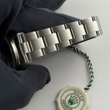 34mm Vintage Date Engine Turned Bezel Blue Dial