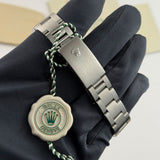 34mm Vintage Date Engine Turned Bezel Blue Dial