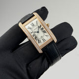 27mm Large Tank Americaine 18k RG Diamonds Auto 2012