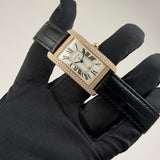 27mm Large Tank Americaine 18k RG Diamonds Auto 2012