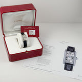 19mm Ladies Tank Americaine 18k WG Diamonds