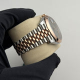 41mm Steel & Everose Green Mint Roman Dial Jubilee