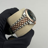 41mm Steel & Everose Green Mint Roman Dial Jubilee