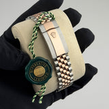 41mm Steel & Everose Green Mint Roman Dial Jubilee