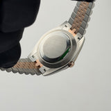 41mm Steel & Everose Green Mint Roman Dial Jubilee