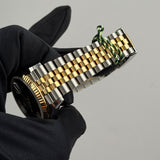 36mm Steel & Yellow Gold Slate Roman Wimbledon Dial Jubilee Bracelet