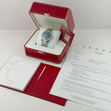42mm Ronde Solo Blue Dial Auto Cartier Serviced