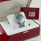 42mm Ronde Solo Blue Dial Auto Cartier Serviced