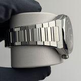 41mm Skyline Skeleton Steel Blue Dial