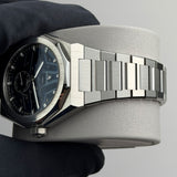41mm Skyline Skeleton Steel Blue Dial