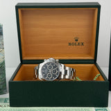 40mm Steel Black Dial First Edition Cal. 4130 P Serial Full Set