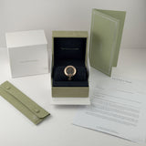 38mm 18k RG Diamond Bezel Grey Dial