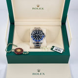 40mm Batman Black & Blue Ceramic Bezel With RubberB 2014