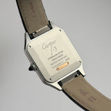 31mm Large Santos-Dumont Steel and Rose Gold Quartz
