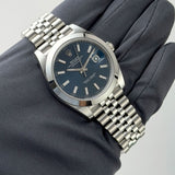 41mm Steel Blue Index Dial Jubilee