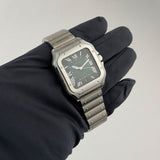 40mm Large Green Dial Stainless Steel Bracelet