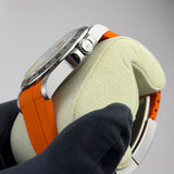 42mm White Polar Dial Orange RubberB 2014