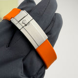 42mm White Polar Dial Orange RubberB 2014