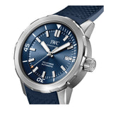 42mm Stainless Steel Blue Dial On Blue Rubber Strap