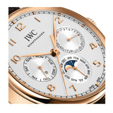 42mm 18k Rose Gold Perpetual Calendar Silver Dial