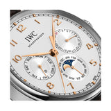 42mm Stainless Steel Perpetual Calendar Silver Dial