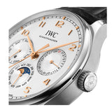 42mm Stainless Steel Perpetual Calendar Silver Dial